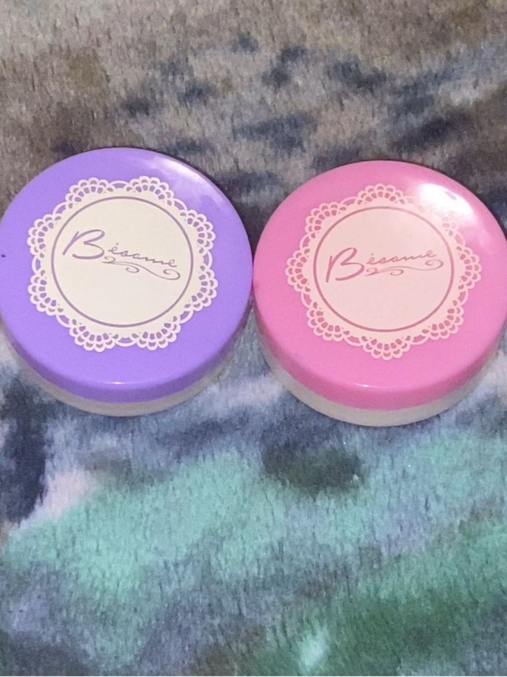 Set Loose Setting Powder Duo — Pink & Lavender